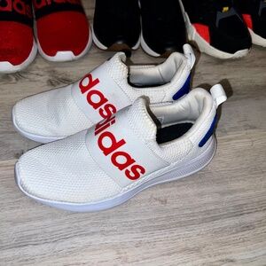 White Red Blue Adidas (Slip On) Sneakers
